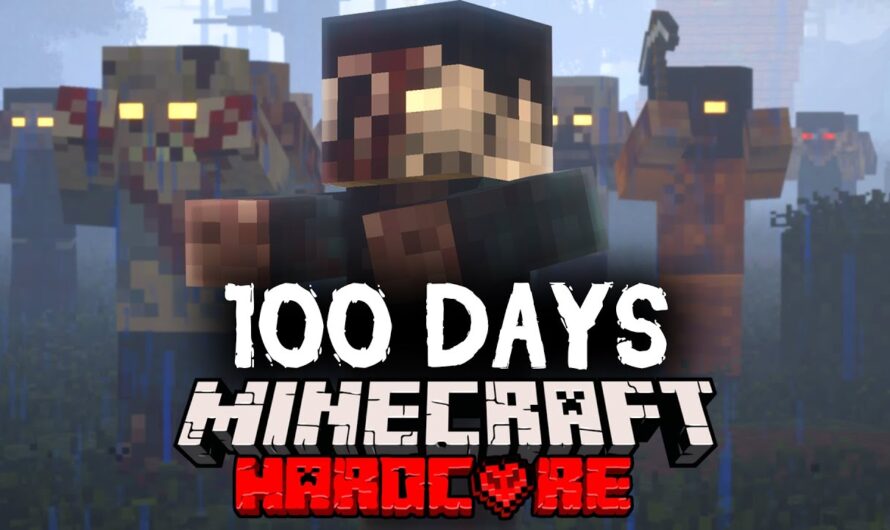 Minecraft 100-Days Survival Map PE