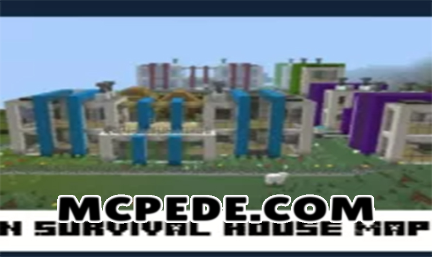 Modern Survival House Map for Minecraft PE